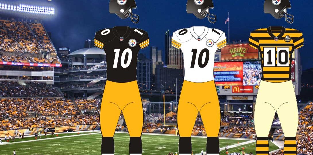 Pittsburgh Steelers NFL uniforms