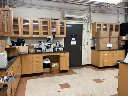 lab under construction